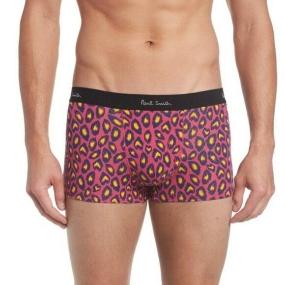 PAUL SMITH London Underwear LEOPARD Pink TRUNK
